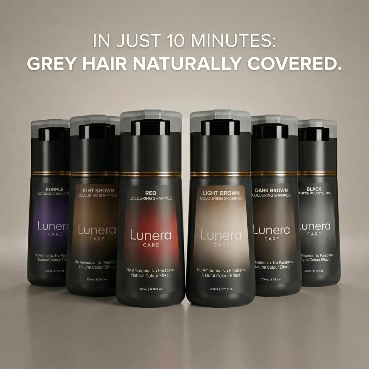 Lunera Shampoo - Perfect Color in 10 Minutes!