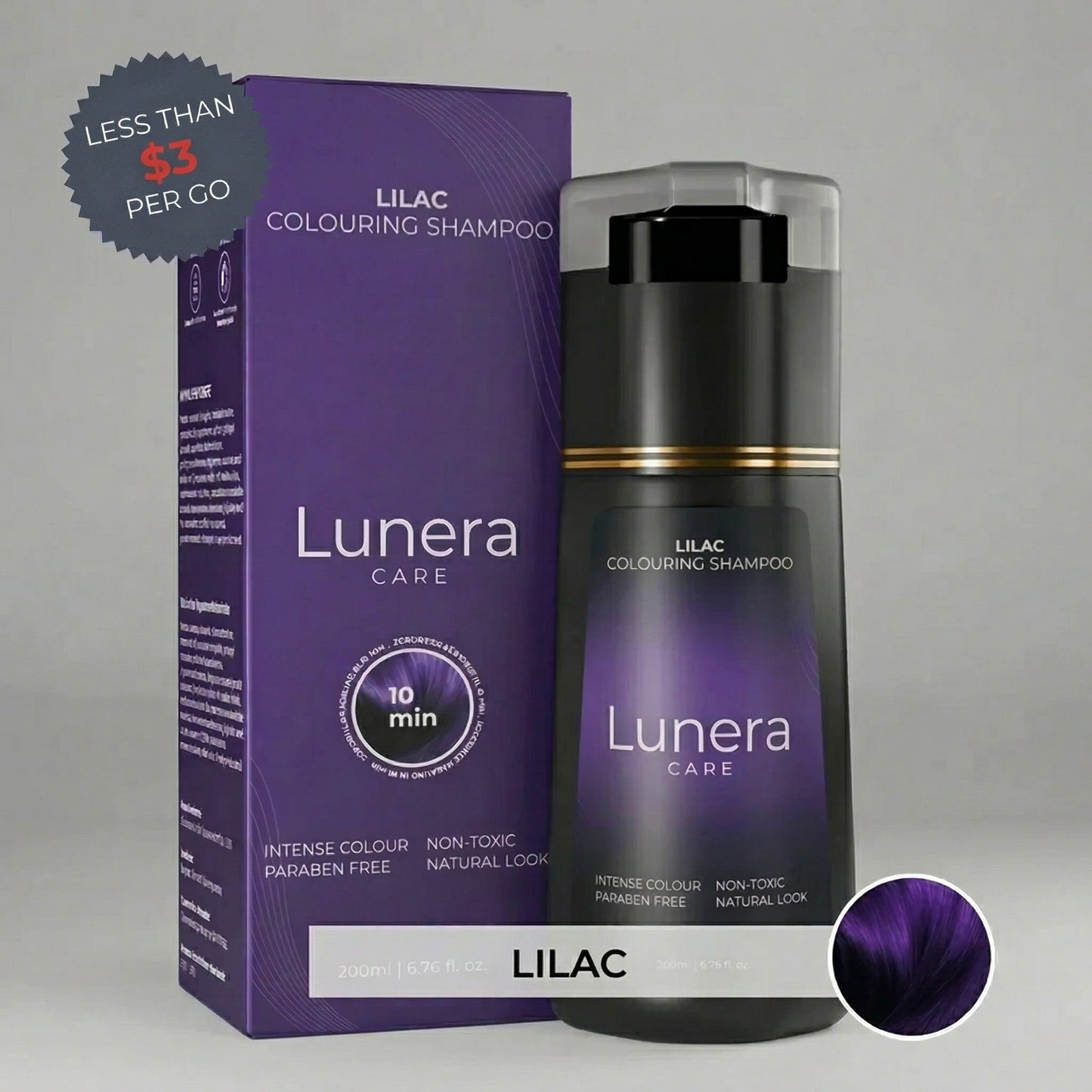 Lunera Shampoo - Perfect Color in 10 Minutes!